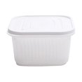 thumbnail image 1 of fastboy PP Drain Sealed Crisper Fruit Fresh Containers Case Food Fridge Storage Box Kitchen Supplies, 1 of 9