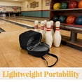 thumbnail image 3 of NUOLUX Bolsa Para Bola De Bowling Única Y Portátil Con Asa Y Compartimentos Organizadores, 3 of 6