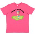 thumbnail image 3 of Inktastic Future Golf Star Girls Golfing Youth T-Shirt, 3 of 5