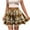Khaki, variant on Flowy Boho Shorts for Women Summer Trendy Printed Beach Casual Wide Leg Elastic Waist Short Pants (S, Black)