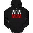 thumbnail image 6 of SPEEDRUN Men's Long Sleeve Graphic Print Hooded Pullover Tops T-Shirts WOW MOM Hooded Sweatshirt, 6 of 6