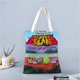 thumbnail image 2 of Angry Birds Mystery Island Bolso de tela con estampado de lienzo para mujer, bolsa de compras reutilizable y estética, con cremallera interior, regalo para mujer,38*45cm., 2 of 6