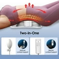 thumbnail image 3 of Back Stretcher with Lumbar Support, Electric Lumbar Traction Device, 15-Level Electrotherapy, Dynamic Airbag 3 Stretching Modes, Spine Support Back Pain Relief Massager, with 104 Acupressure Nodes, 3 of 10