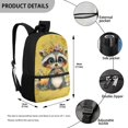 thumbnail image 5 of Uourmeti Large Practical Space Backpack, 17 Inch Adjustable Comfort Straps School Backpack Adjustable Pressure Relief Shoulder Straps School Bookbag, 5 of 6
