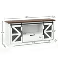thumbnail image 5 of RichYa Easy Assemble Television Stands with Storage Cabinets and Drawers, Fiberboard White, 5 of 7
