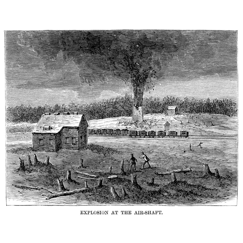 Drummond Mine Explosion NExplosion At The AirShaft At The Drummond Coal Mine In Westville