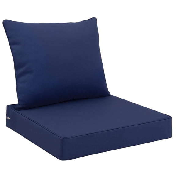 Juego de cojines para asiento exterior Favoyard impermeable 60 x 60 cm