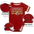thumbnail image 2 of Newborn City Baby Girl Boy Clothes Unisex,Football Team Clothing Short Sleeve Apparel,Infant Baby Bodysuits,Size:3-24 Months, 2 of 5