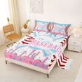 thumbnail image 2 of Erosebridal Girls Baseball Twin Sheet Sets,Kids Ball Sport Theme Bedding 3-Piece, 2 of 5