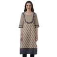 thumbnail image 1 of Moomaya Kurti Droite de Designer pour Femmes Tunique Indienne Imprimée Haut Long Kurta, 1 of 6