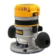 thumbnail image 3 of DEWALT DW616 1-3/4 HP Fixed Base Router – 11 Amp Motor, Variable Speed 8,000-24,000 RPM, 1/4" & 1/2" Collet Capacity, Precision Depth Adjustment – Ideal for Woodworking & Edge Profiling, 3 of 9