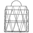 thumbnail image 1 of Magazine Holder Hanging Wall Mounted Newspaper Rack Magazine Book Document File Organizer Basket Metal, 1 of 5