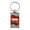 Red, variant on Ford Focus Keychain & Keyring - Red Wave