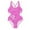 Pink, variant on Bmisegm Girls Swimsuit Cute 1 Piece Heart Print One-Piece Bathing Suit Beach Swimwear For Girls One-Piece Bathing Suit 9-10 Years 10Y