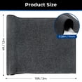 thumbnail image 2 of WANLISELL 4 x 10 ft Commercial Rug, Non-Slip Utility Rug with Rubber Backing, Heavy Duty Large Entrance Doormat for Indoor Outdoor High Traffic Areas, Gray, 2 of 13