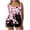 Pink Floral, variant on Erwazi Tankini Swimsuits for Women Plus Size Printed Criss Cross Strap 2 Piece Modest Swimwear Bathing Suit Set