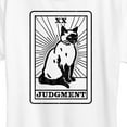 thumbnail image 3 of Instant Message - Judgement Cat Tarot Card - Women's Short Sleeve Graphic T-Shirt, 3 of 6