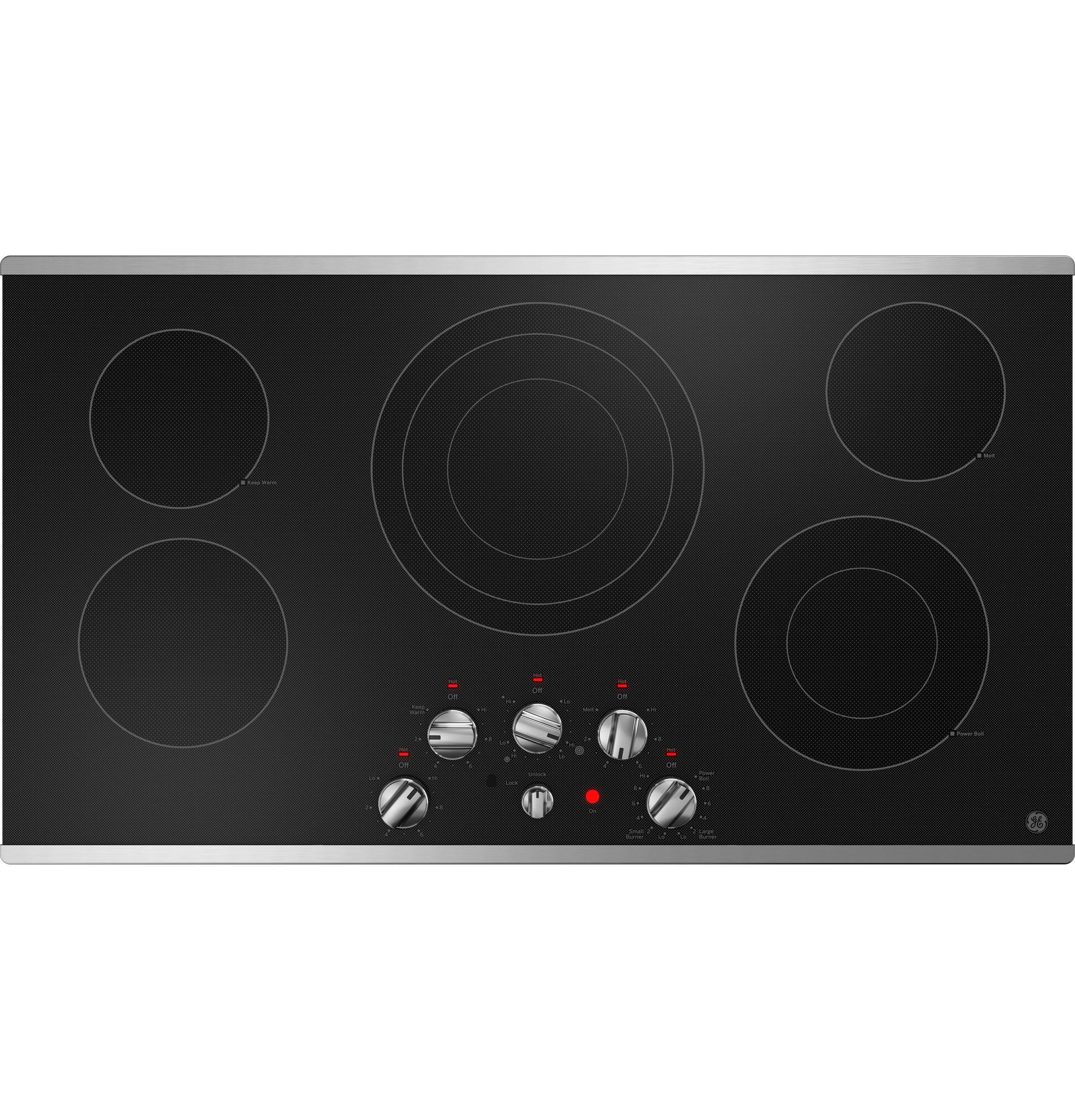 JEP5036STSS 36 Inch Electrric Cooktop With Radiant Elements