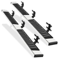 XTWEEX 6 inch Mirror Stainless Steel Running Boards Fit 2019-2023 Dodge Ram 1500 New Body Style Crew Cab Side Step Nerf Bar(2019-2023 Ram 1500 Classic 2019-2022 Ram 2500 3500 Not Included)