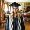 thumbnail image 6 of Xecao Soccer Ball Print Graduation Shawl Stole Honor Stole Adult 72" Academic Commencements, 6 of 7
