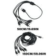 Convenient Multi Port Charging Cord USB Splitter Cable with 3 USB 5Pin ...
