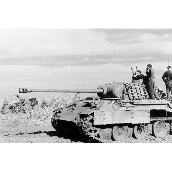 24x36 gallery poster, Panther tank on the Eastern Front 1944