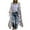 White, variant on 2026 ! 50% Off Clear! asdoklhq Coats Under $10.00 Plus Size,Womens Flowy Kimono Cardigan Open Front Dress Printed Chiffon Blouse Loose Tops