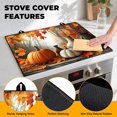 thumbnail image 2 of Pumpkin Stove Top Cover for Home Decoration Kitchen Pad Non-Stick Washable Cooktop Covers Countertop Protector Keep Stove Clean 28"x20", 2 of 7