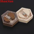 thumbnail image 3 of SHANDIAN USB Flash Drives Wedding Photography Wooden Memory Stick Free Engraving Logo Creative Hexagon Box Multi Style Pen Drive, 3 of 4