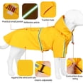 thumbnail image 2 of Keep Your Dog Dry & Safe in Rainy Weather: Waterproof Dog Raincoat with Reflective Strap!, 2 of 4