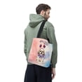 thumbnail image 3 of 4th of July Shih Tzu Celebrates Independence Day All Over Print 3D Canvas Tote Bag Lion Dog Lover Gifts Reusable Handbag - 12010, 3 of 5