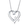 thumbnail image 2 of Bling Jewelry Womens Ayllu Heart Infinity Clover Pendant Necklace Love and Luck, 2 of 4