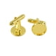 thumbnail image 3 of 10 Piezas Cabujón Bisel Marco Blanco DIY Mancuerna Oro Sunnimix Cuff Link en blanco, 3 of 7