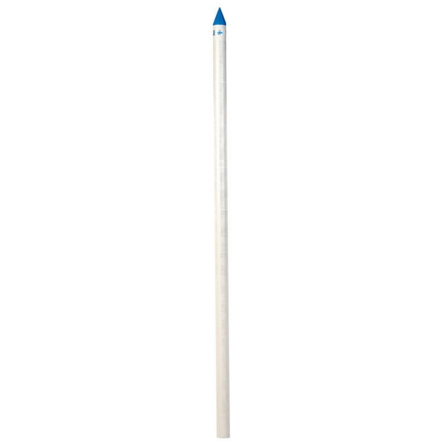 Pantalla con forma de pozo puntiagudo Campbell Brady, PVC, 1.5 x 5 pies, blanca
