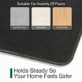 thumbnail image 6 of FRABE Ultra Thin Door Mat for Entryway, Low Profile Non Slip Rubber Backing Indoor Doormat, Easy Clean Welcome Entrance Mat for Inside House, Patio, Brown 24"x36", 6 of 10