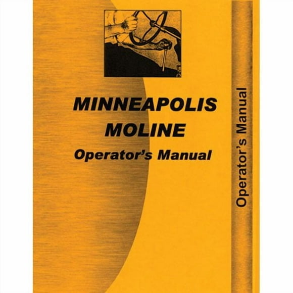 Manuel d'Opérateur Tous États Compatible Minneapolis Moline U302