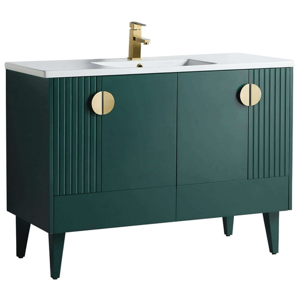 Venezian Collection 48 Single Green Bathroom Vanity Brass Handles Nbsp Com - Green Bathroom Sink Vanities Venezian Collection 48 Single Green Bathroom Vanity Brass Handles Nbsp Com - Green Bathroom Sink Vanities