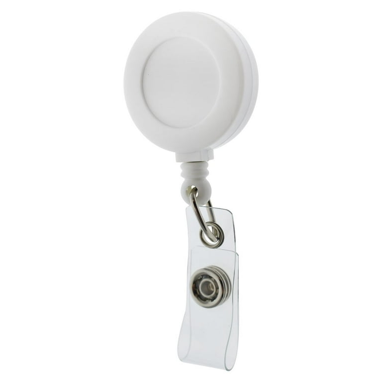 25 Pack - Premium Retractable ID & Key-Card Badge Reels with Secure Metal  Belt Clip and 34” Pull by Specialist ID