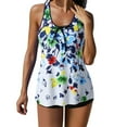 thumbnail image 2 of Itsame Beach Women's Swimsuits Sets, Printed Sweatshirts White, 2 of 7