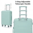thumbnail image 4 of HIFINE TOURIST Lightweight ABS Luggage Set – 3-Piece Spinner Suitcases (20"/24"/28") with Combination Lock, Choose Your Color, 4 of 10
