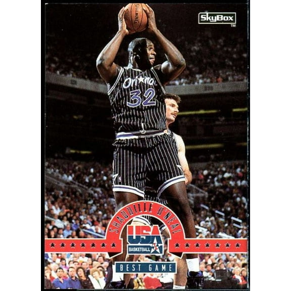 Shaquille O'Neal/Best Game Card 1994 SkyBox USA #69