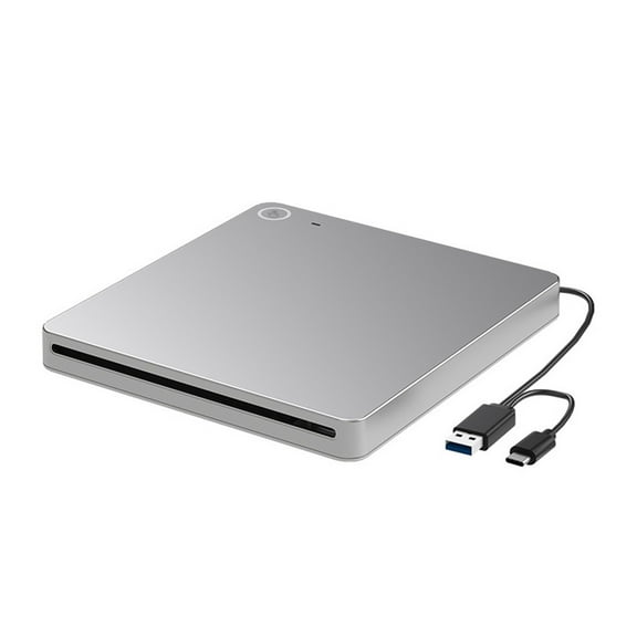 External DVD Burner Drive USB 3.0 Type-C Optical Drive Writer Portable CD/DVD Player for Laptop ,Easy to Operate