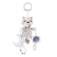 thumbnail image 2 of Clip On Plush Hanging Toy, Baby Crib Hanging Rattles Toy Soft Cute Cartoon Animal Educational Gray  for Infant, 2 of 7