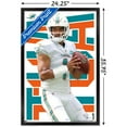 thumbnail image 3 of NFL Miami Dolphins - Tua Tagovailoa 20 Wall Poster, 22.375" x 34", Framed, 3 of 4