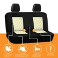 thumbnail image 6 of Universal Fit Car Seat Cover – Full Set of Automotive Car Seat Covers, Ultra-Modern Quilted Leatherette Seat Covers, Water-resistant Seat Protector for Cars, Trucks, SUVs and Vans, 6 of 9