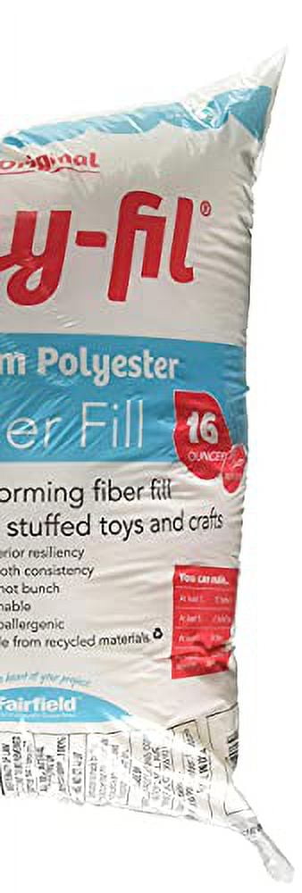 FAIRFIELD Poly-Fil® Remplissage haut de gamme en Fibre, Sac de 454g (16 oz)