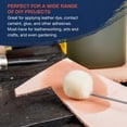 thumbnail image 6 of TCP Global 36-Pack Wool Daubers with Clear Plastic Bottles, 4 oz. (120 ml) - Safety Lids, Applicator Ball Brushes for Leather Dye, Dying, Painting, Gluing, DIY Arts and Crafts, Contact Cement, 6 of 6