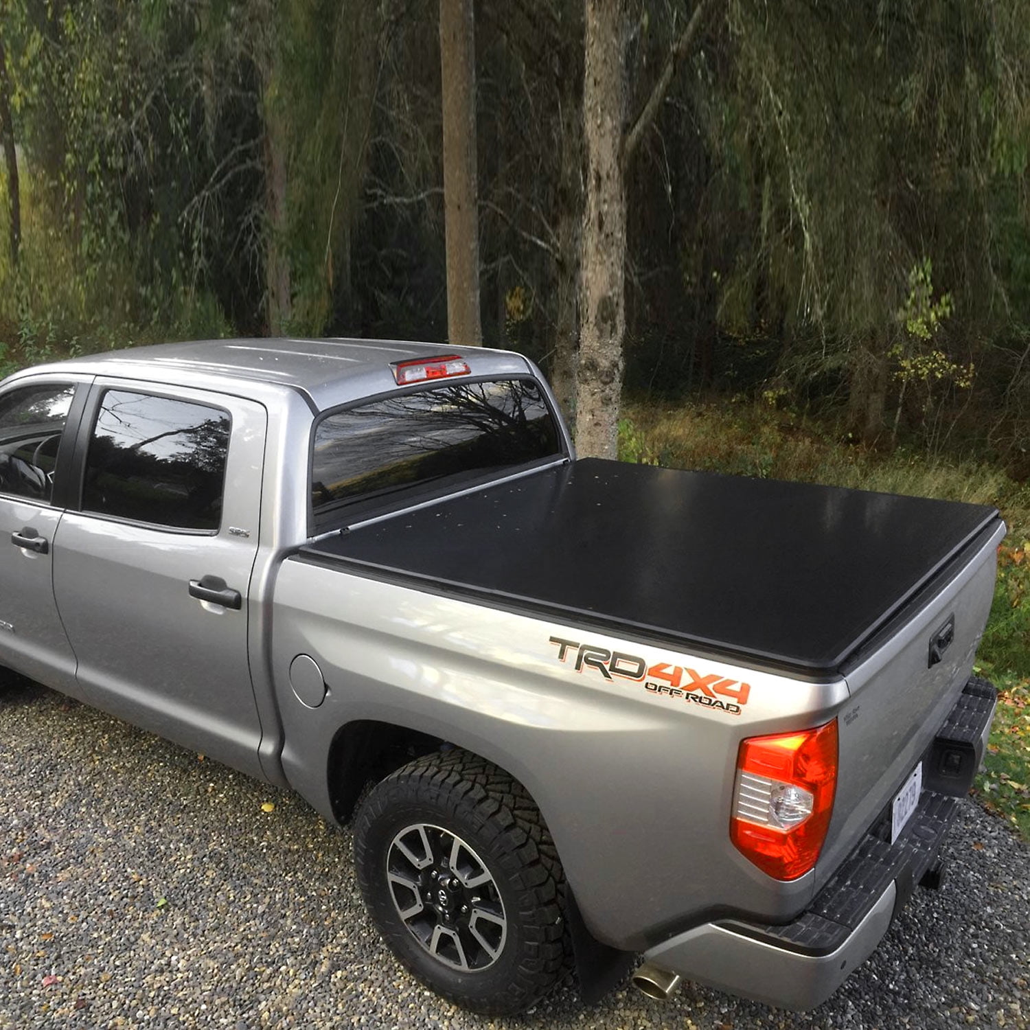 Krator Soft Tri Fold Truck Tonneau Cover For 2015 2020 Ford F 150 With 5 5ft Bed Styleside Fleetside Soft Black Vinyl Folding Truck Tonneau Bed Cover Walmart Com Walmart Com