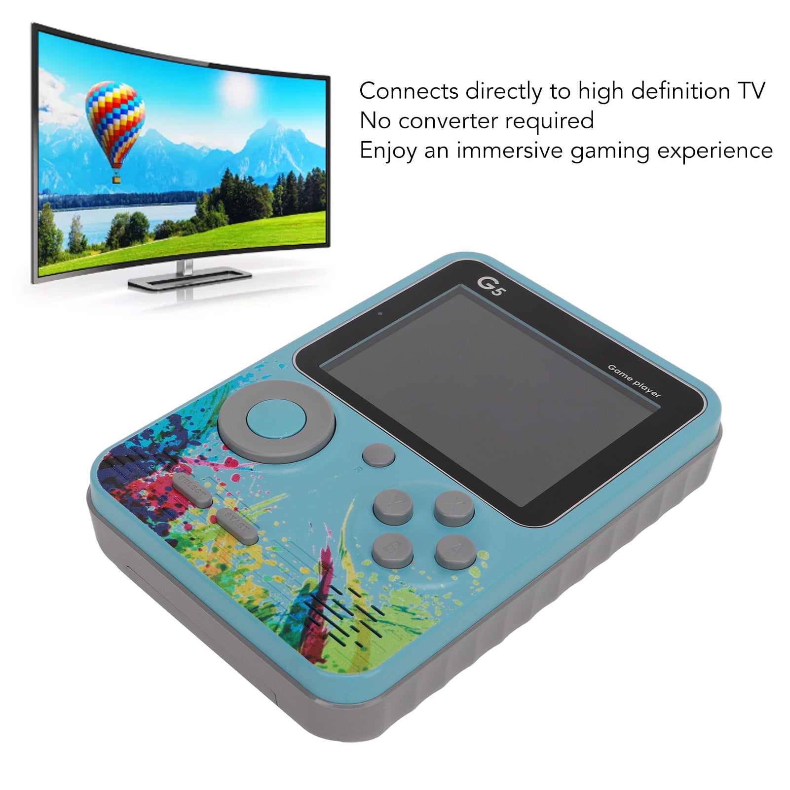 Adultos mini handheld jogo de duas pessoas para crianças console 1020mah  bateria tv recarregável retro e 999-em-1 suporte de jogo - AliExpress