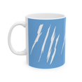 thumbnail image 4 of Effete Feline Claw Marks Scratch Ceramic Mug, (11oz, 15oz), 4 of 12